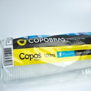 Copo Descartável 500 ml (pacote 50 unidades)