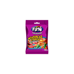 FINI BALA GELATINA MINHOCAS CIT 80 G