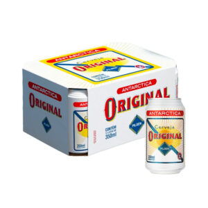 Cerveja Antarctica Original 350 ml Lata Caixa (12 unidades)